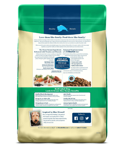 BLUE Life Protection Formula Adult Lamb and Brown Rice Dry Dog Food