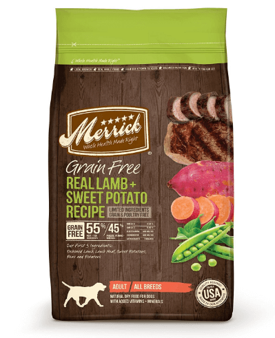 Merrick Grain Free Real Lamb Sweet Potato Recipe Dry Dog Food