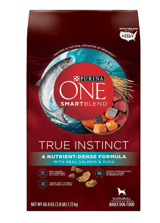 Purina ONE SmartBlend True Instinct Natural with Real Salmon Tuna Adult Dry Dog Food