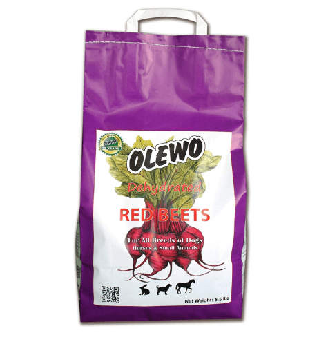 Olewo Red Beets Allergy Dog Food Supplement, controls dog skin allergies