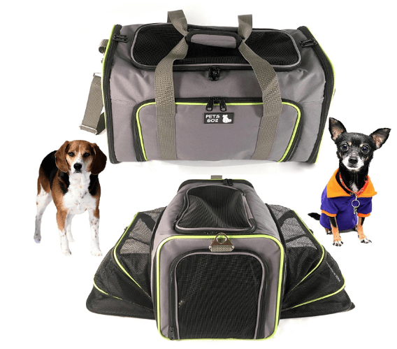 Pet Carrier for Dogs & Cats - Airline Approved Premium Expandable Soft Animal Carriers