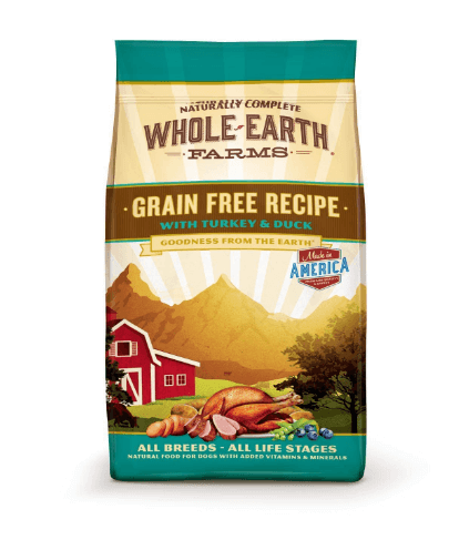 Whole Earth Farms Grain Free Turkey & Duck Dog Food