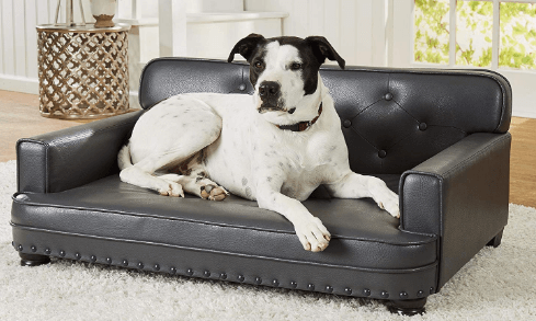 Enchanted Home Pet Library Grey Sofa Dog Bed