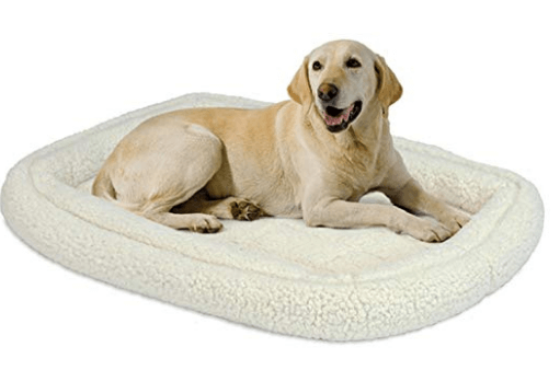 Midwest Homes For Pets Quiet Time Deluxe Fleece Double Bolster Bed