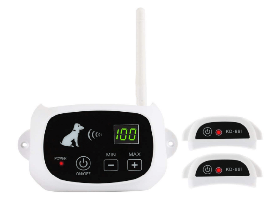 Wire-Free (100% No Wire) 2 Dog Fence Wireless Pet Containment System